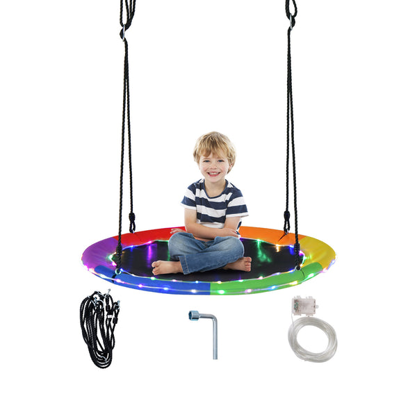 40 Inches Saucer Tree Swing for Kids and Adults