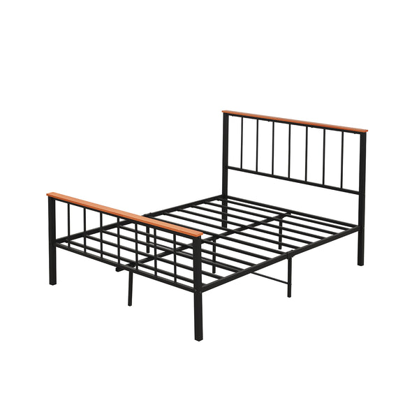 Full/Queen Bed Frame with Headboard and Footboard