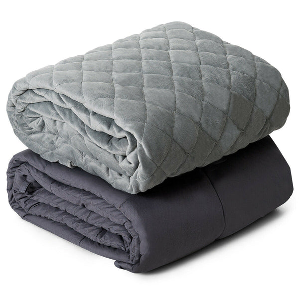 15 lbs Weighted Blanket with Soft Crystal Cover