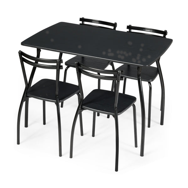 5 Pieces Dining Table Set with 4 Chairs