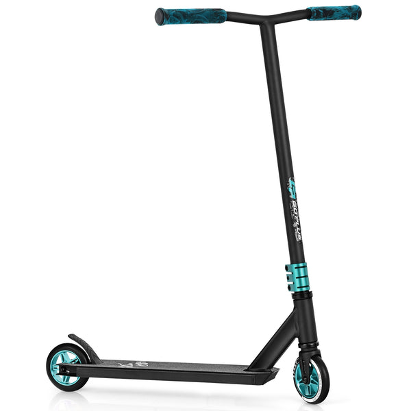 Freestyle Tricks High End Pro Stunt Scooter with Luminous Aluminum Deck