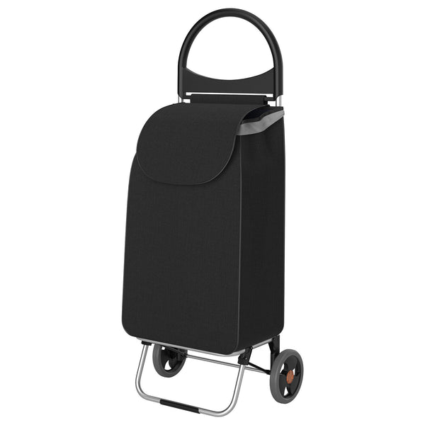 2-in-1 Portable Shopping Cart with 13.2 Gal Removable Bag