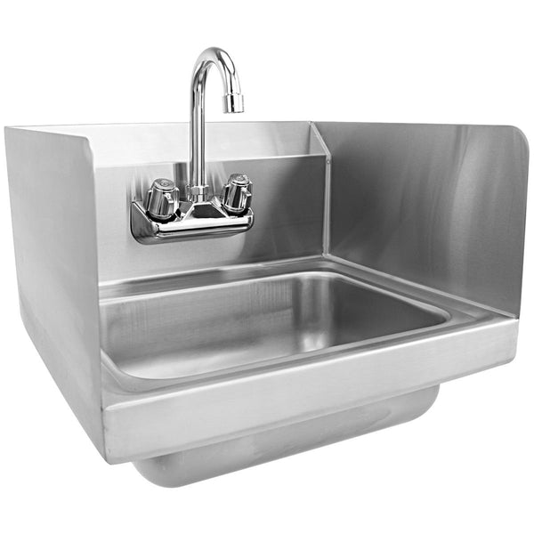 Stainless Steel Hand Washing Sink with Faucet