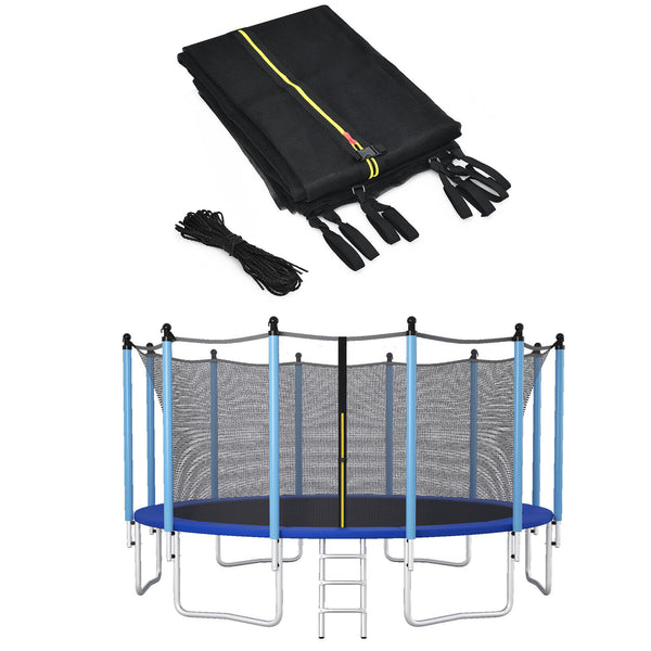 15/16 Feet Trampoline Replacement Safety Net with Adjustable Straps