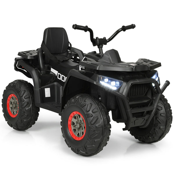 12V Kids Electric 4-Wheeler ATV with 2 Speeds and LED Lights