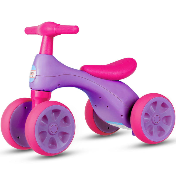 4-wheel Baby Balance Bike with Sound and Storage Box