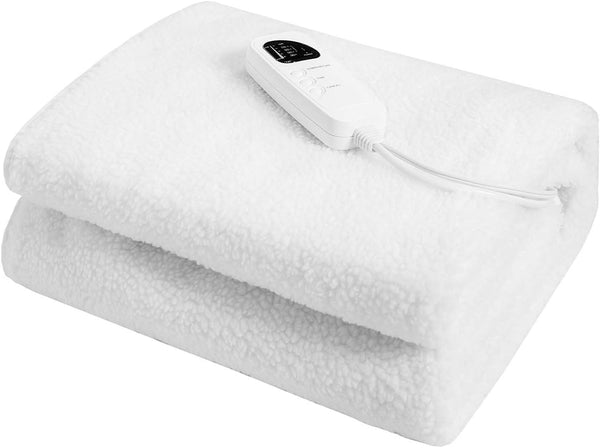 71 x 31 Inch Massage Bed Warmer Heating Pad with 5 Heat Settings